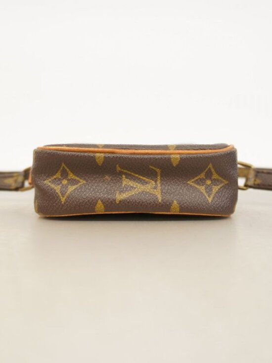 Louis Vuitton Shoulder Bag Monogram Mini Danube Brown - Picture 3 of 10